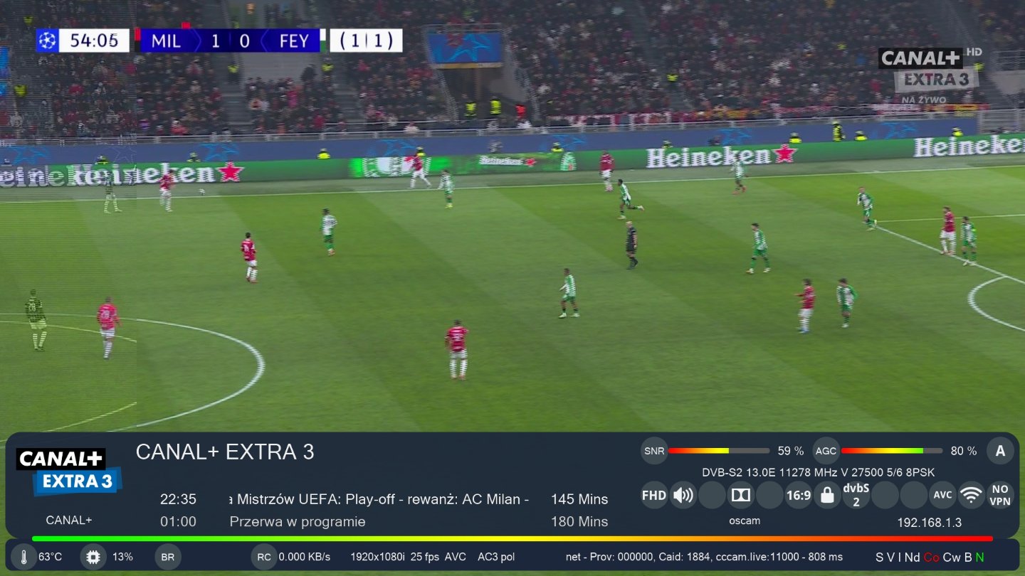 canal+extra 3 HD 13E Hotbird